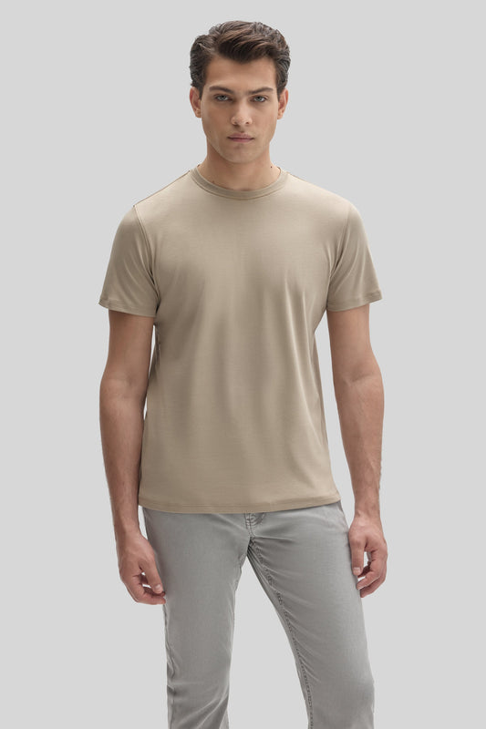 Men's Pima Cotton The Barakett Tee in Twine