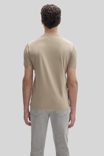 Men's Pima Cotton The Barakett Tee in Twine