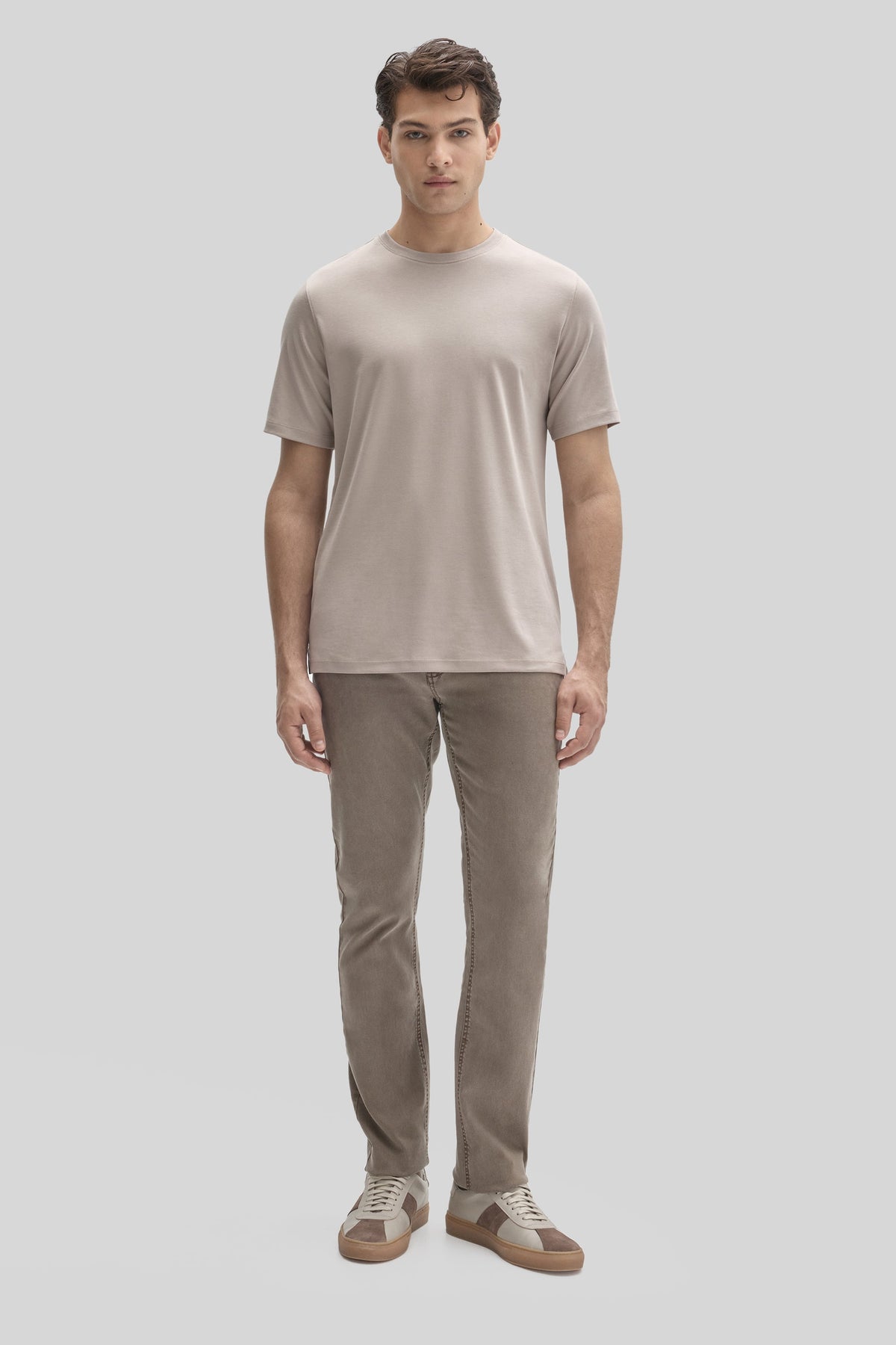 Men's Pima Cotton Crew Neck T-Shirt in Tapestry