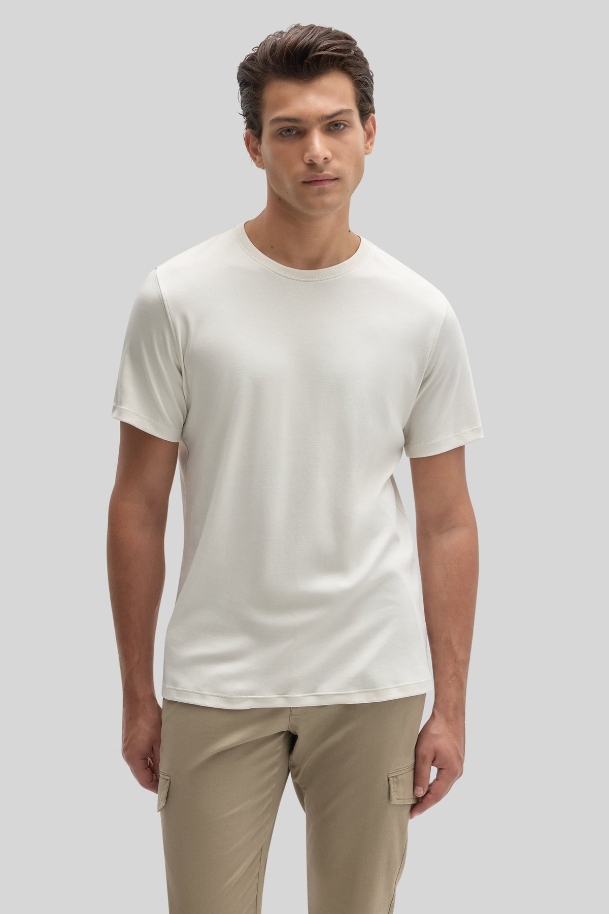 The Barakett Tee in Ivory