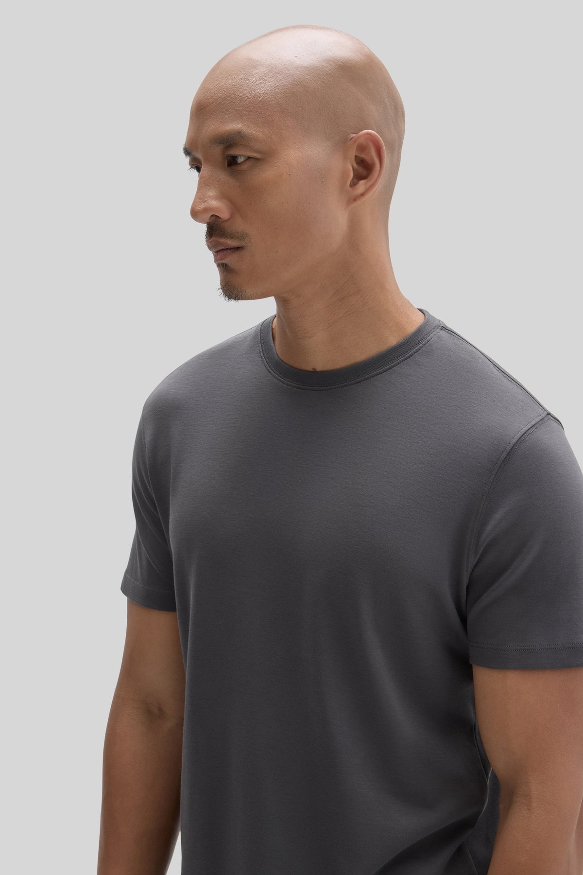 Men's Pima Cotton T-Shirt in Cannon Charcoal