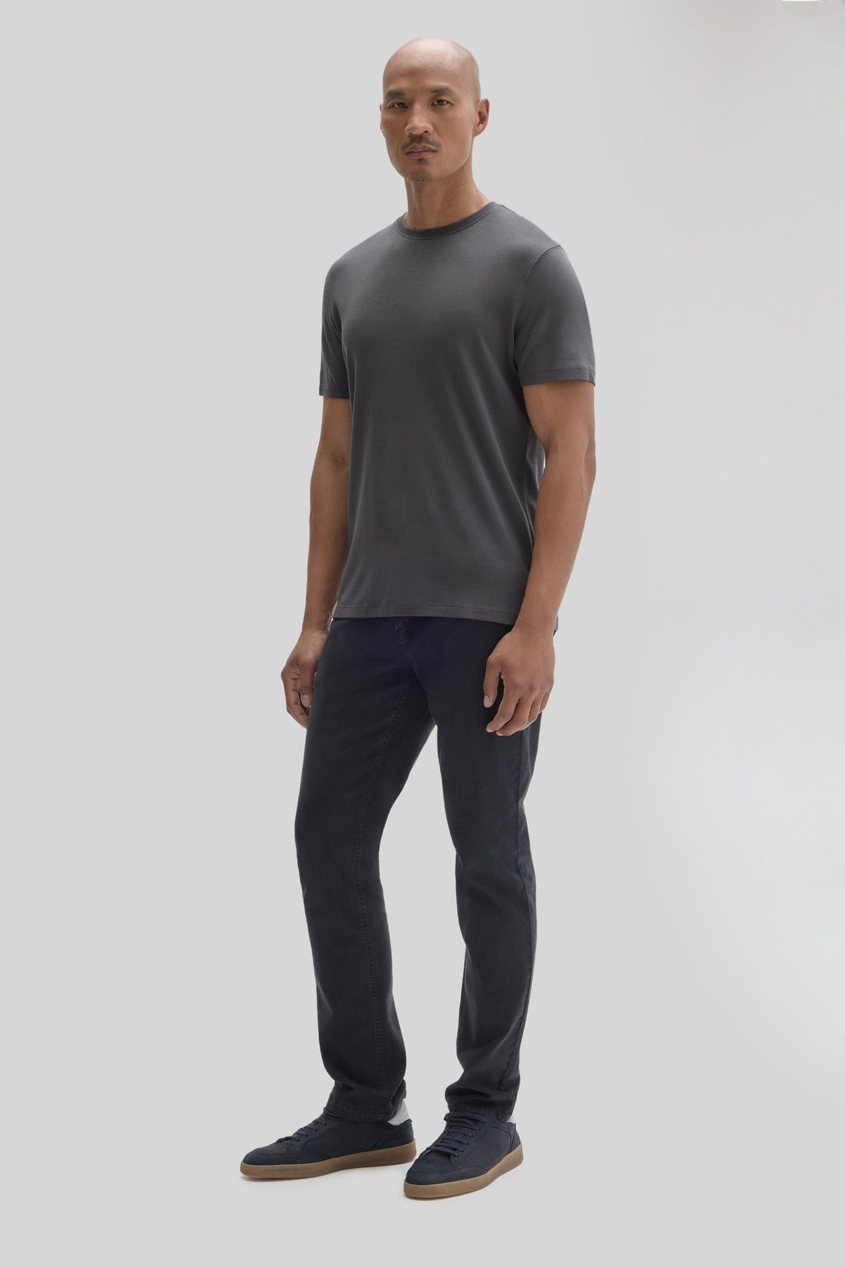 Men's Pima Cotton T-Shirt in Cannon Charcoal