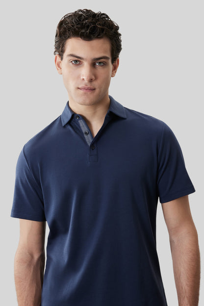 The Barakett Herringbone Polo