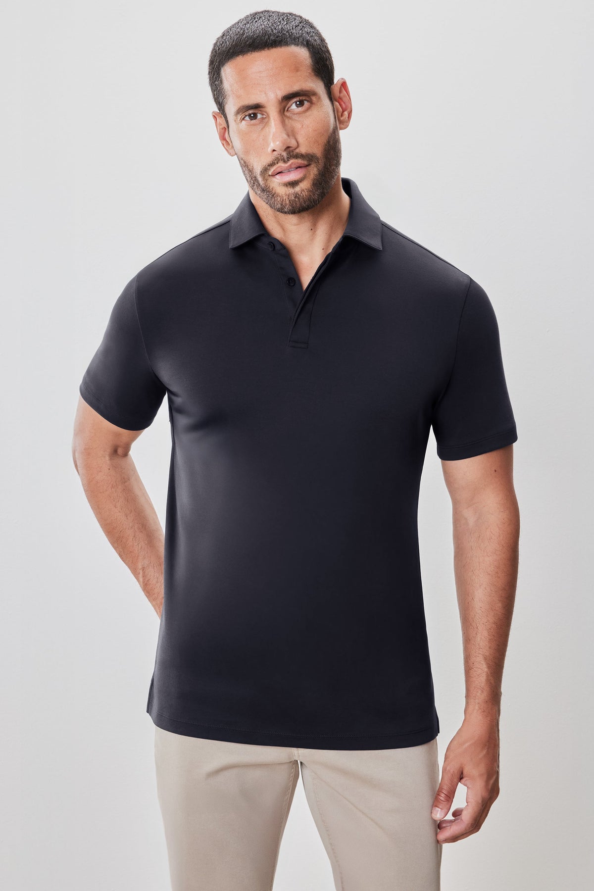 The Barakett Covered Placket Polo