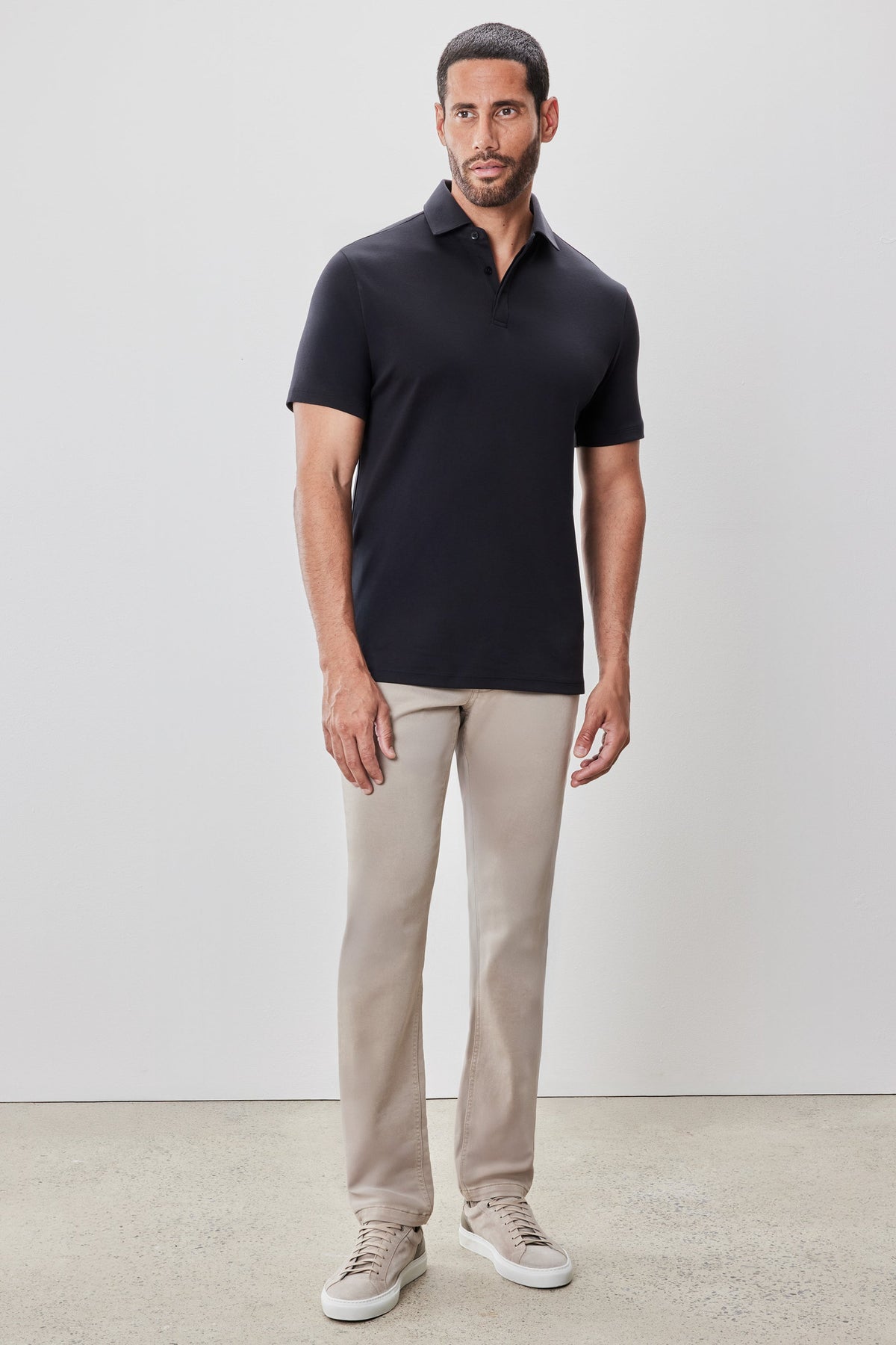 The Barakett Covered Placket Polo