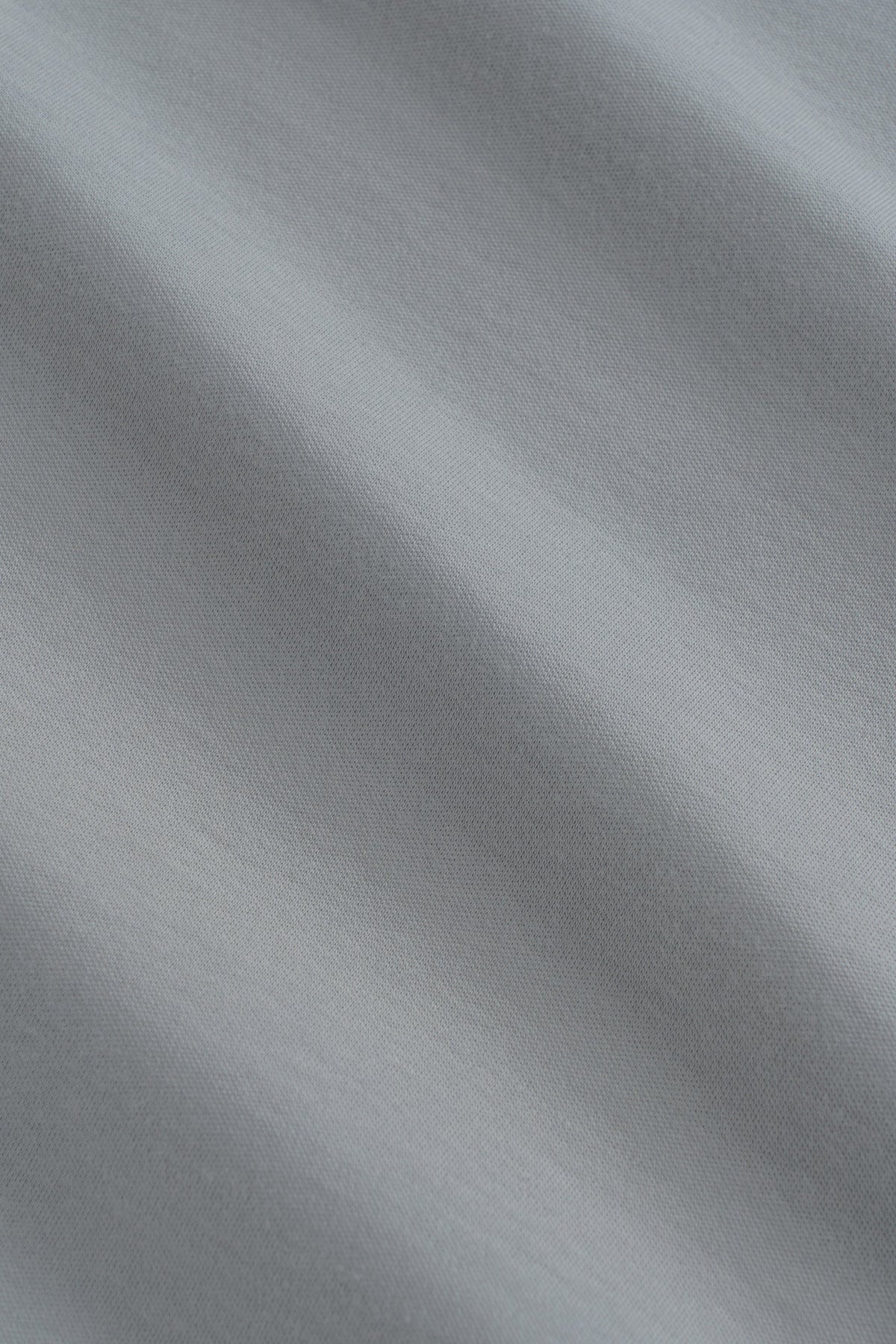 Men's Pima Cotton Long Sleeve Zipper Polo in Grey