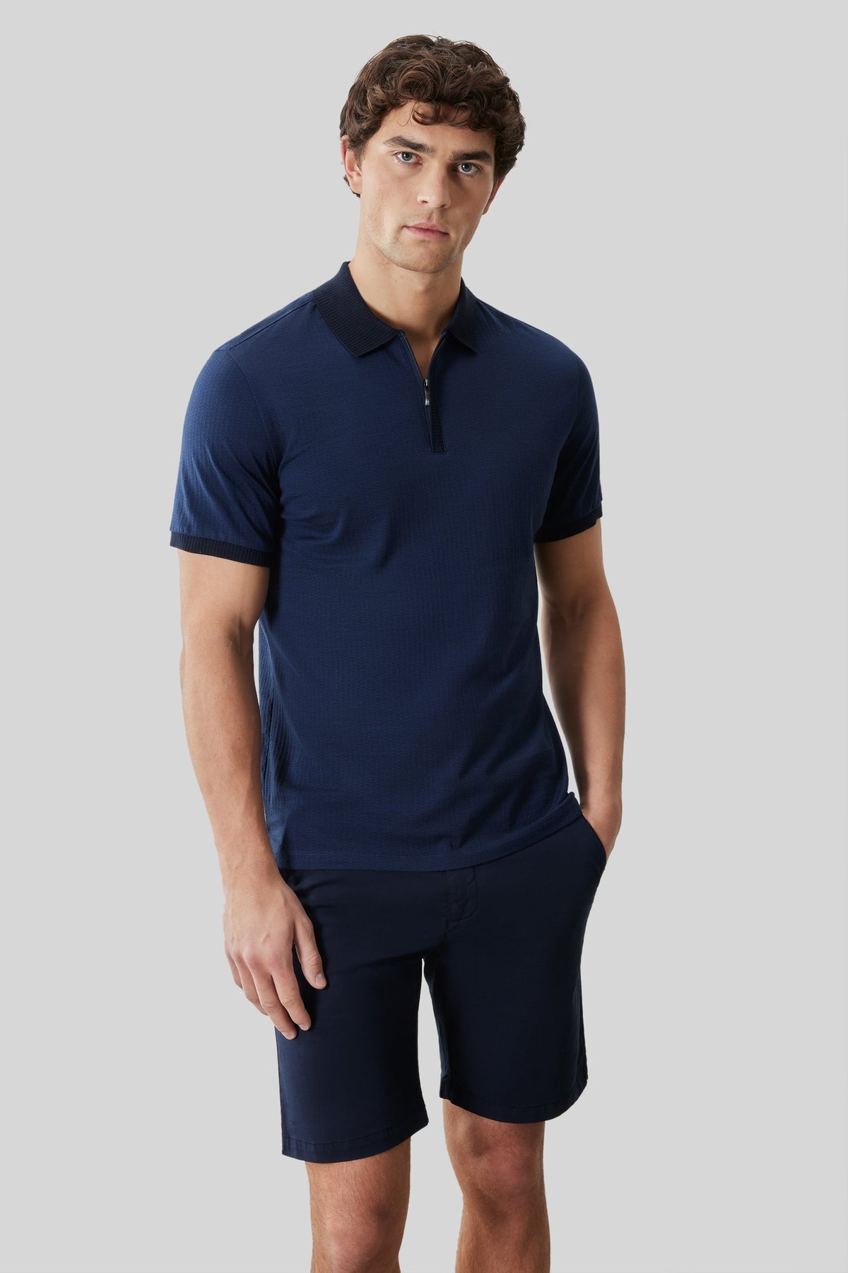 Whistler Short Sleeve Covered Placket Polo