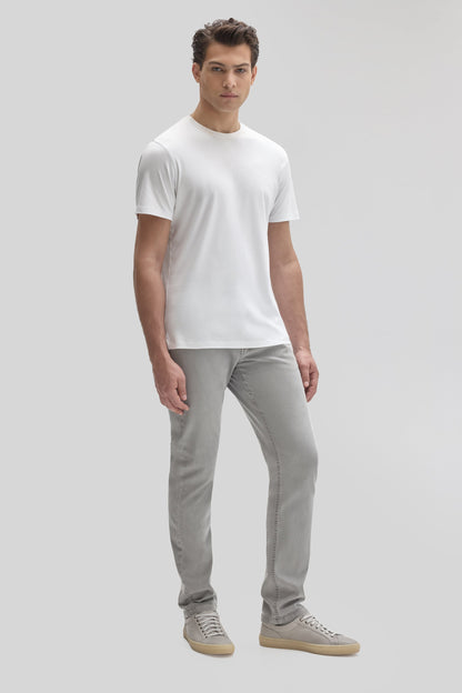 Men's Pima Cotton Crew Neck T-Shirt in White