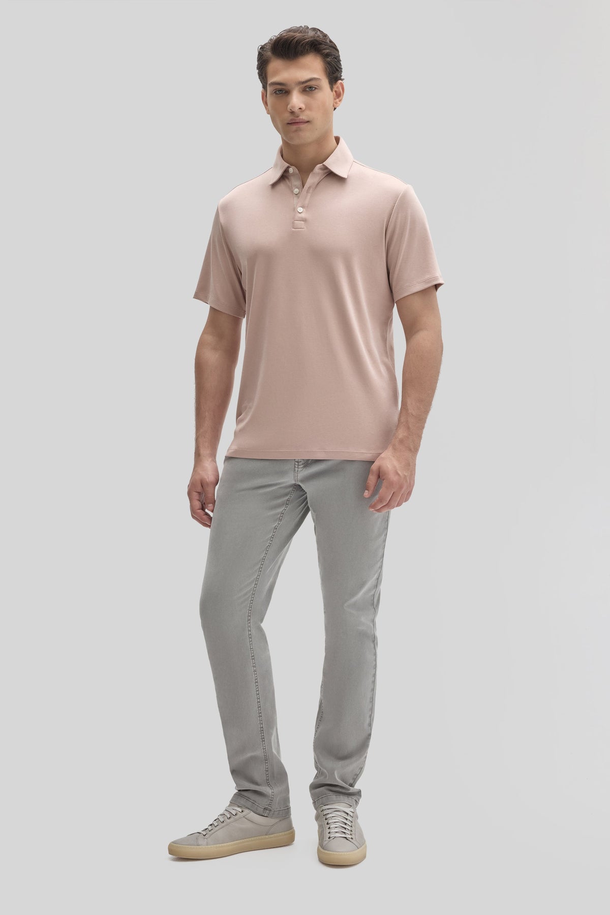 The Barakett Herringbone Polo