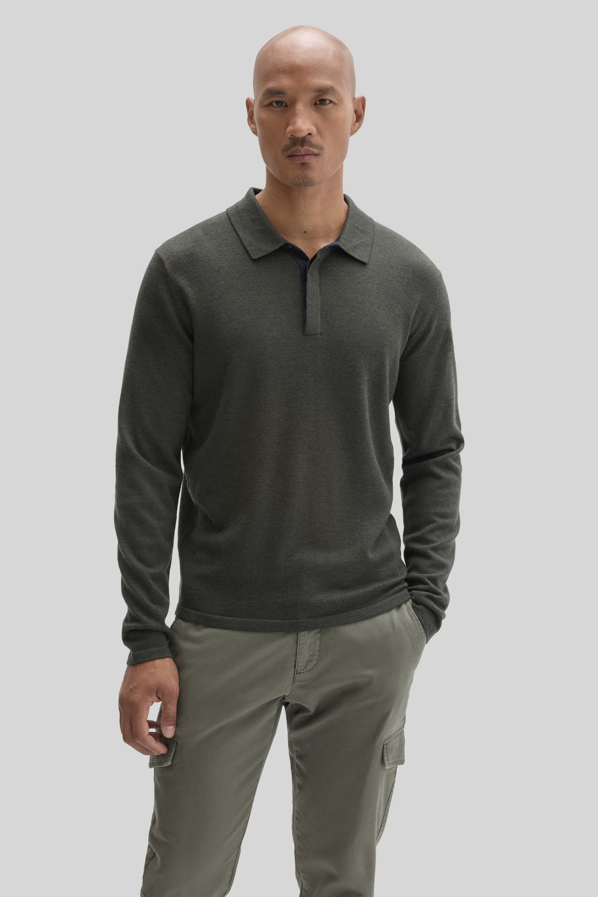 Thomas Long Sleeve Sweater Polo