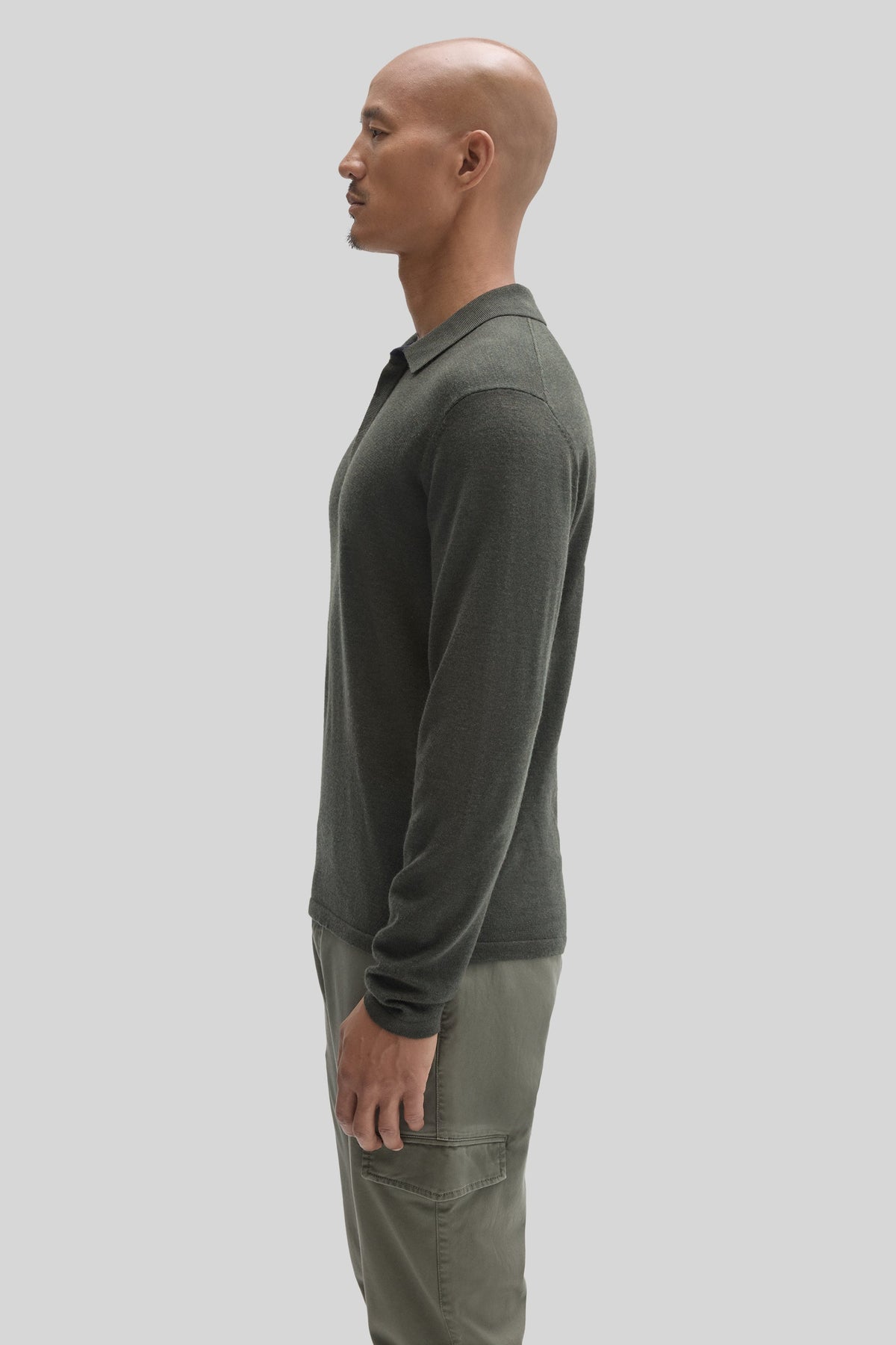 Thomas Long Sleeve Sweater Polo