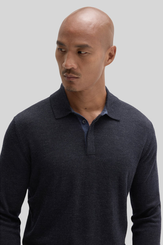 Thomas Long Sleeve Sweater Polo