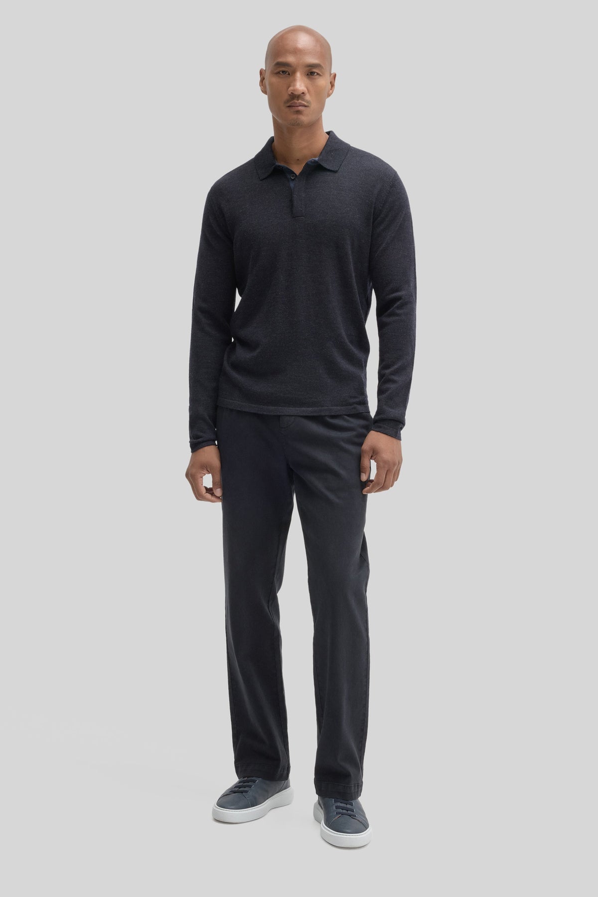 Thomas Long Sleeve Sweater Polo