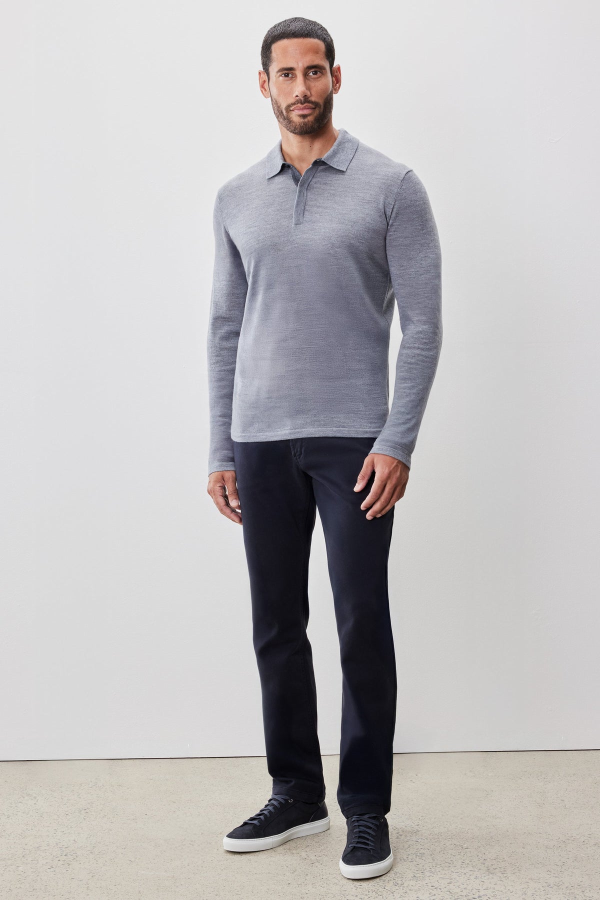 Thomas Long Sleeve Sweater Polo