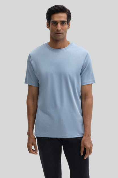 Men's Dover Blue Pima Cotton T-Shirt