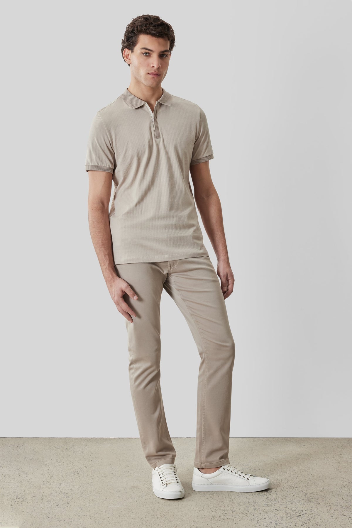Whistler Short Sleeve Covered Placket Polo