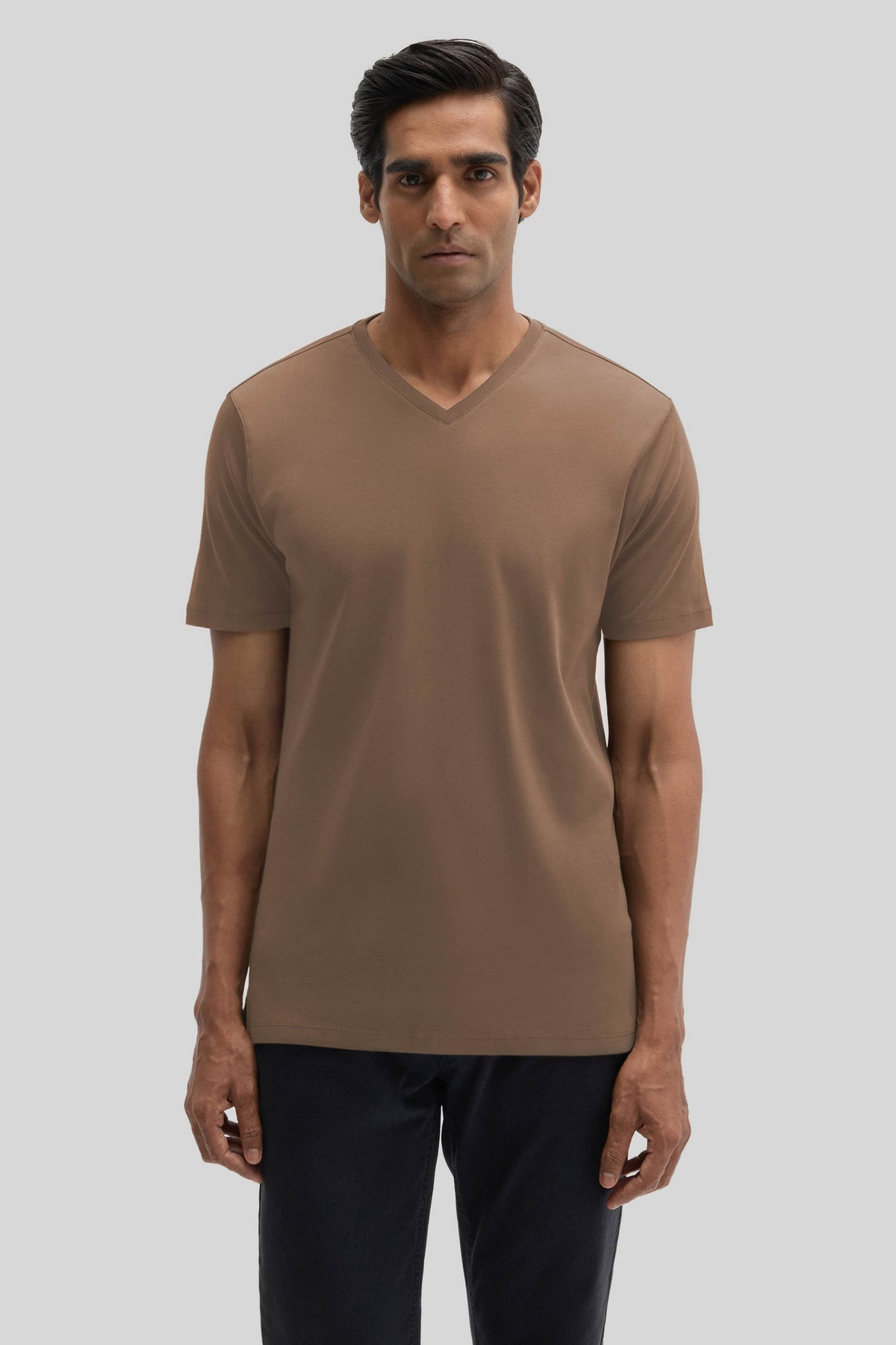 Men's Pima Cotton The Barakett V in Pottery